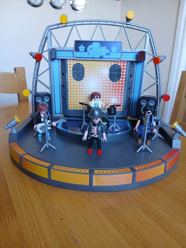 Playmobil Rock Band and Stage.