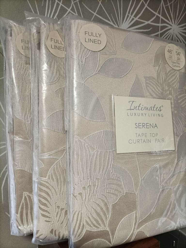 Serena Fully Lined Curtains pack of 3 pairs