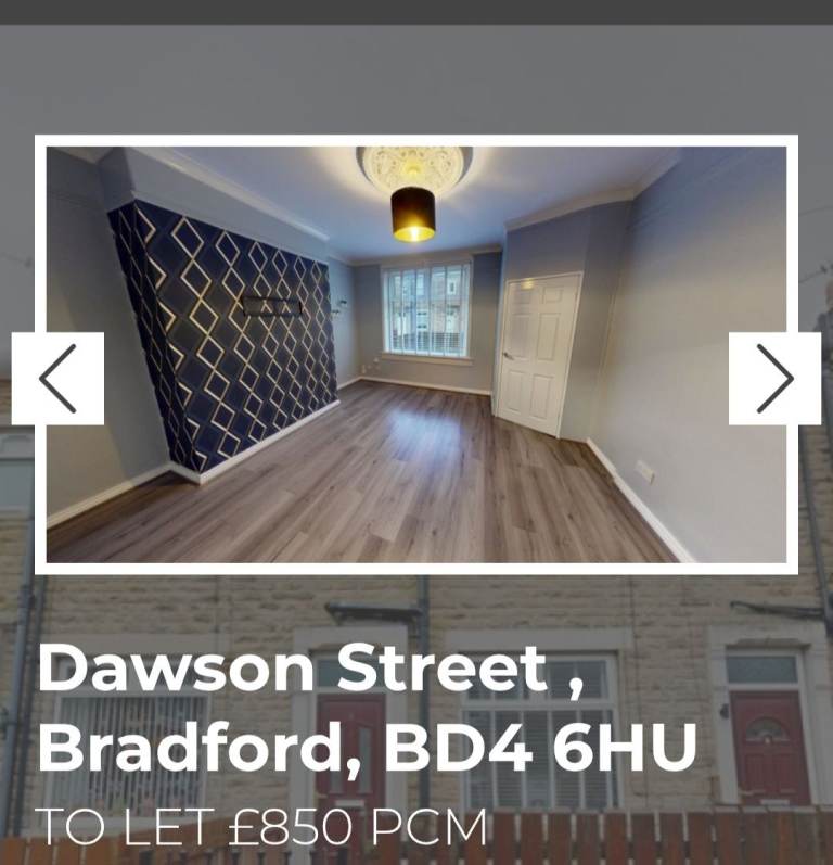 3 bedroom unfurnished through terrace 