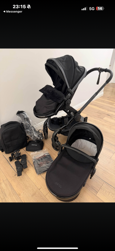 Icandy double pram 
