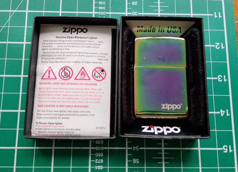 Zippo Lighter - Iridescent