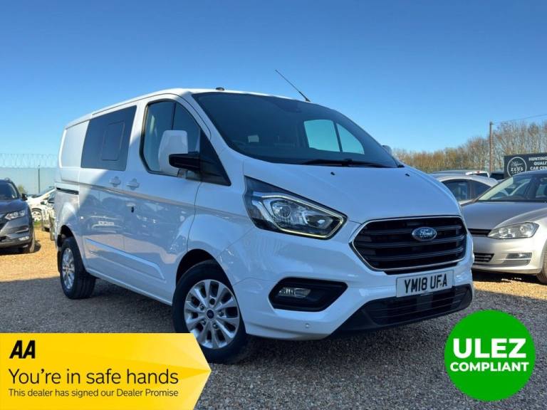 2018 Ford Transit Custom 2.0 320 EcoBlue Limited Crew Van Double Cab 5dr Diesel Auto L1 H1 Euro 6...