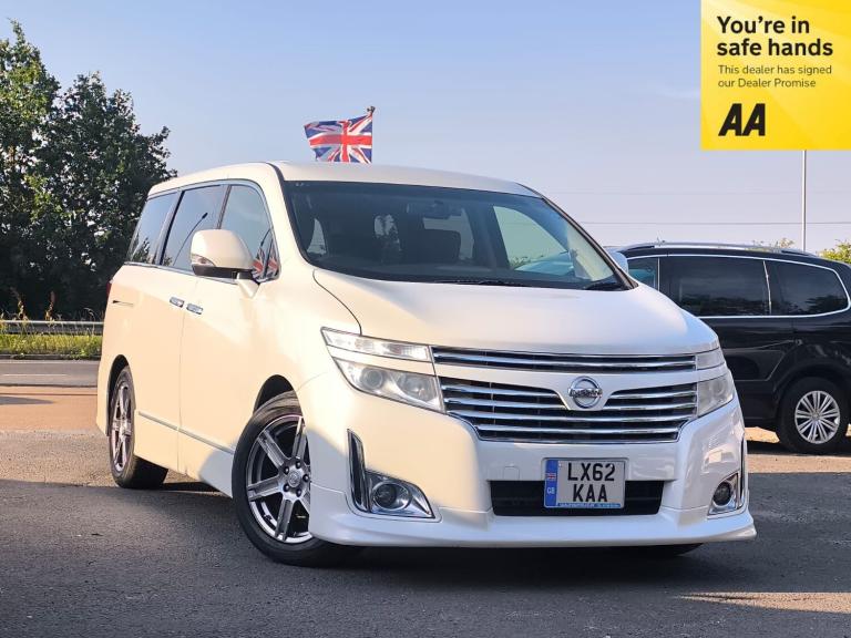 2013 Nissan Elgrand 2.5 Petrol Automatic 7 Seats P/Leather Roof LED 2 Keys ULEZ Compliant MPV Pet...