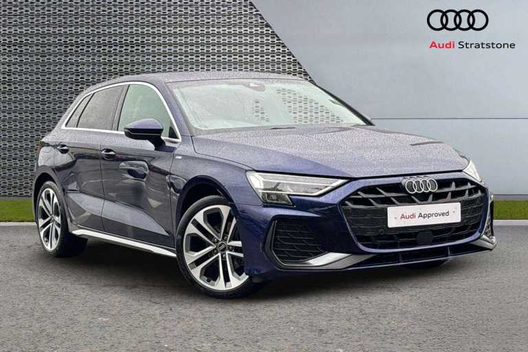 2025 Audi A3 35 TFSI S Line 5dr S Tronic Hatchback Petrol Automatic