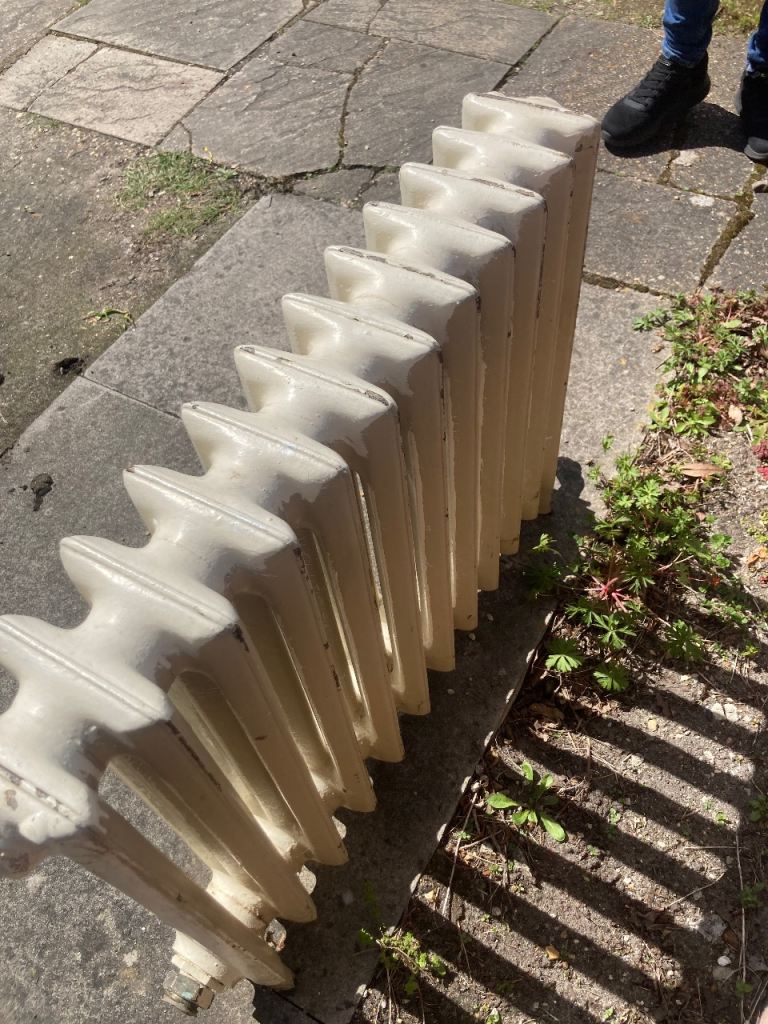 Vintage cast iron radiators 