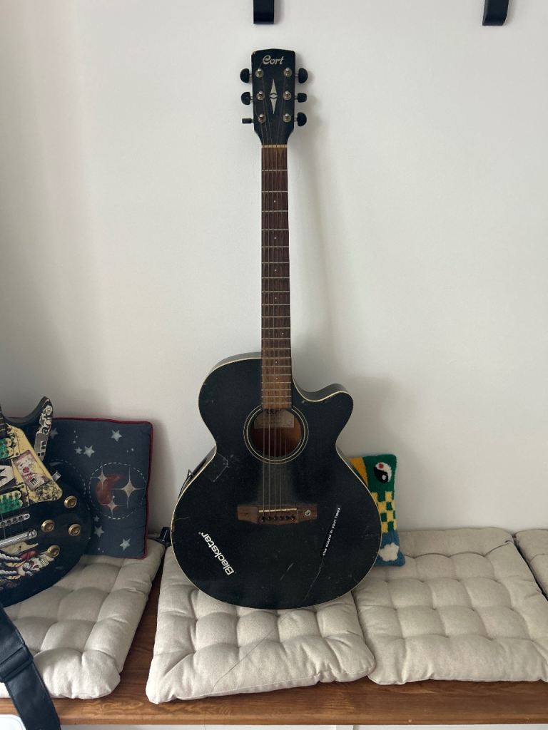 Acoustic Guitar  Cort imperfect needs new strings 