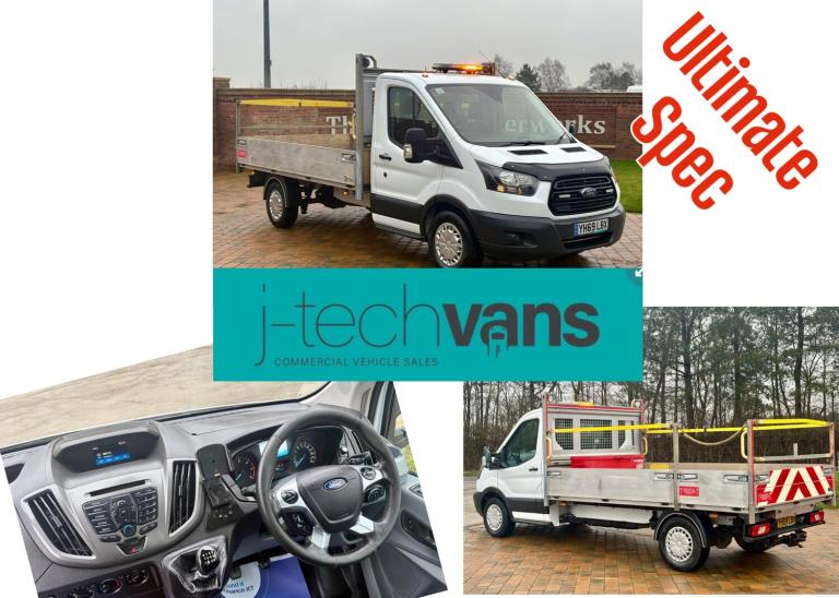 2019 Ford Transit 2.0 TDCi 130ps Chassis Cab / DropSide / Pickup Truck ***Top Spec*** CHASSIS CAB...