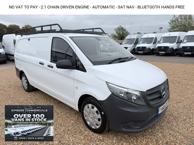 2016 Mercedes-Benz Vito 2.1 114 CDI BlueTEC Panel Van 5dr Diesel G-Tronic+ RWD L1 Euro 6 (136 ps)...