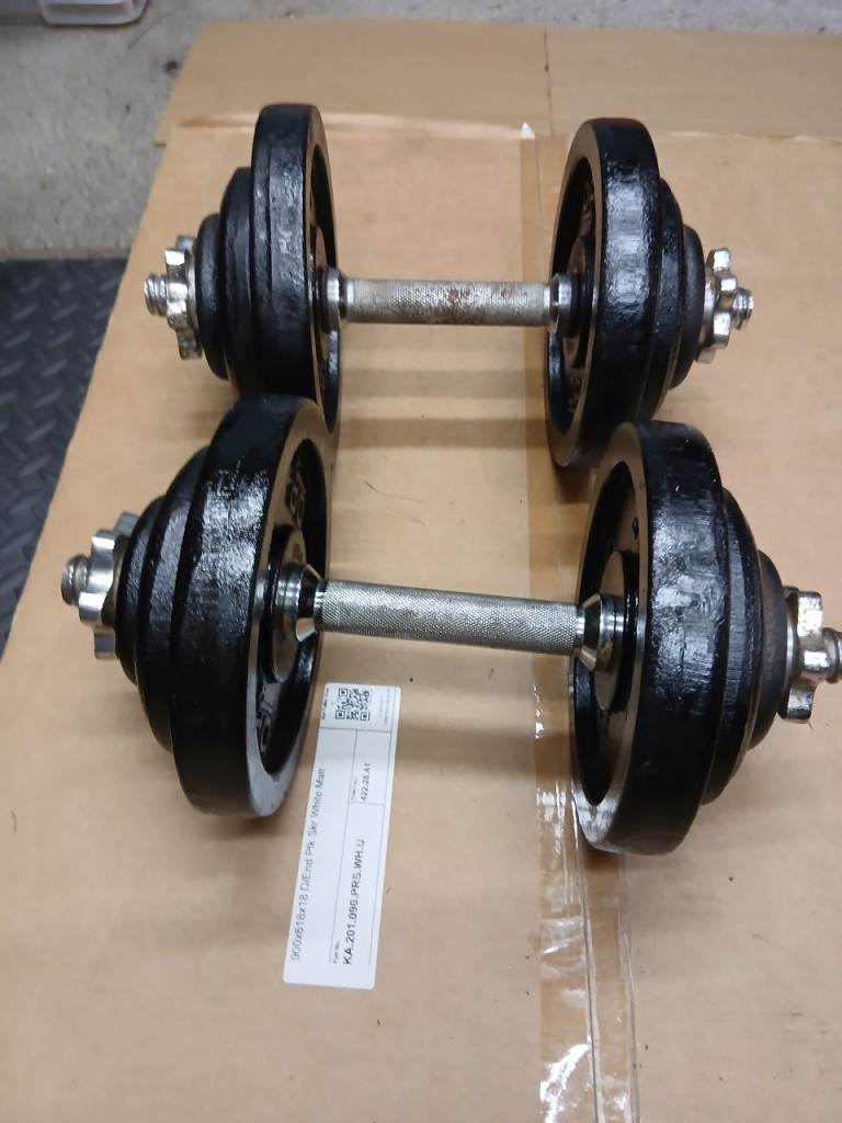 Adjustable Dumbbells Set – Good Condition, Black