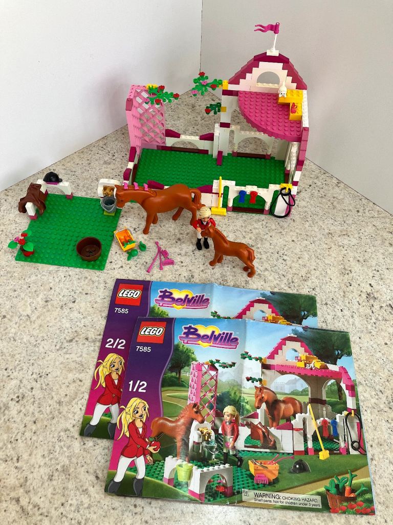 LEGO Belville Set: #7585 Horse Stable (2008 - Retired)