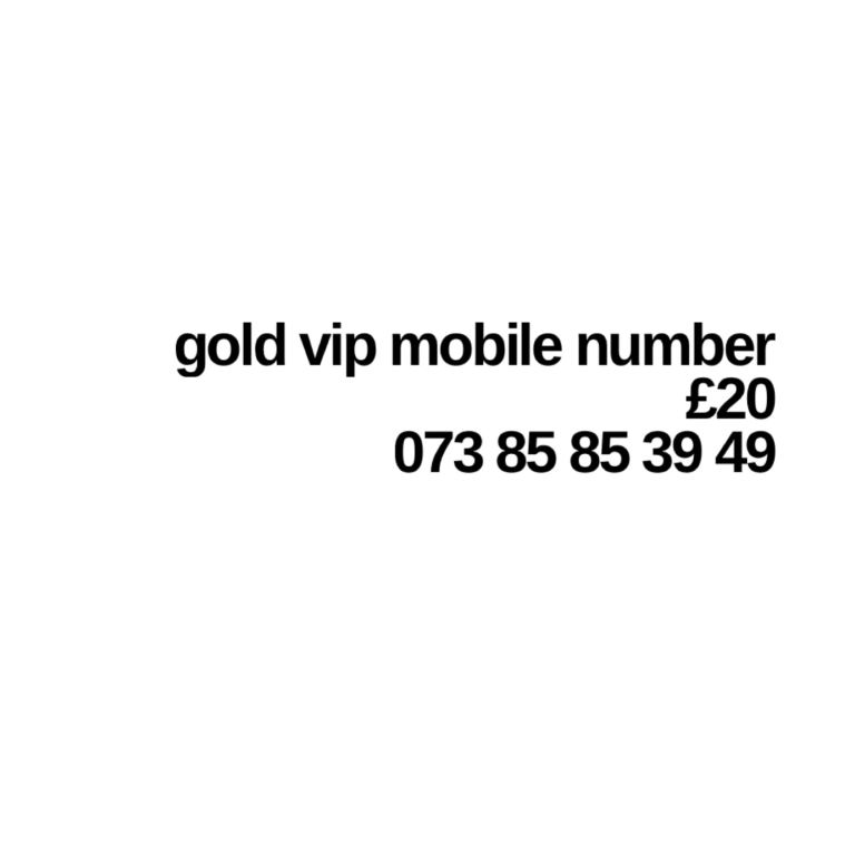GOLD VIP MOBILE PHONE NUMBER EASY UNIQUE SPECIAL MEMORABLE SIM CARD