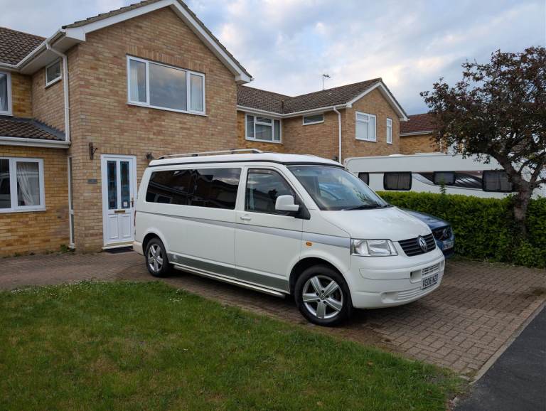 2006 VW T5 T30 2.5Tdi 5 Seater Camper LWB- rare 3 seat RIB Bed!
