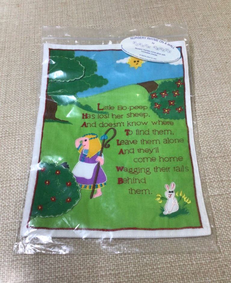 NEW Nursery Rhyme on a Wall Hanging