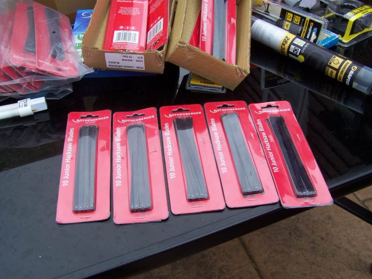 Junior Hacksaw Blades 50 – NEW, Multiple Available