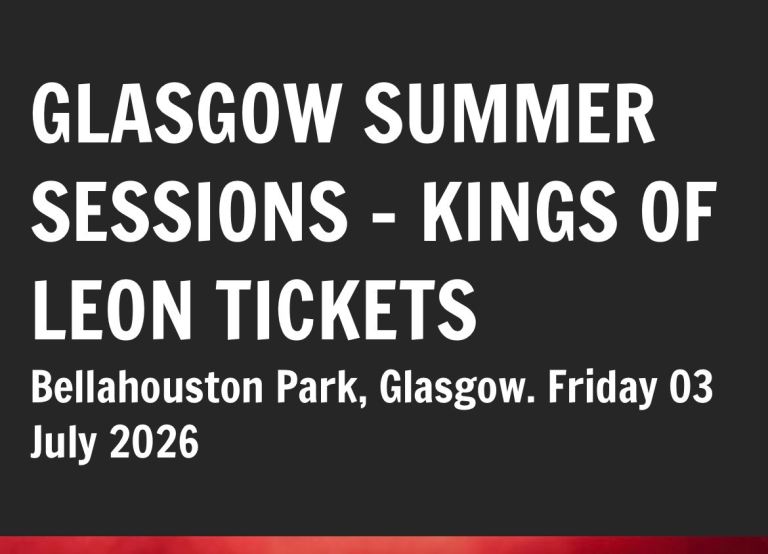 2x Kings of Leon Tickets 3rd July 2026 Glasgow