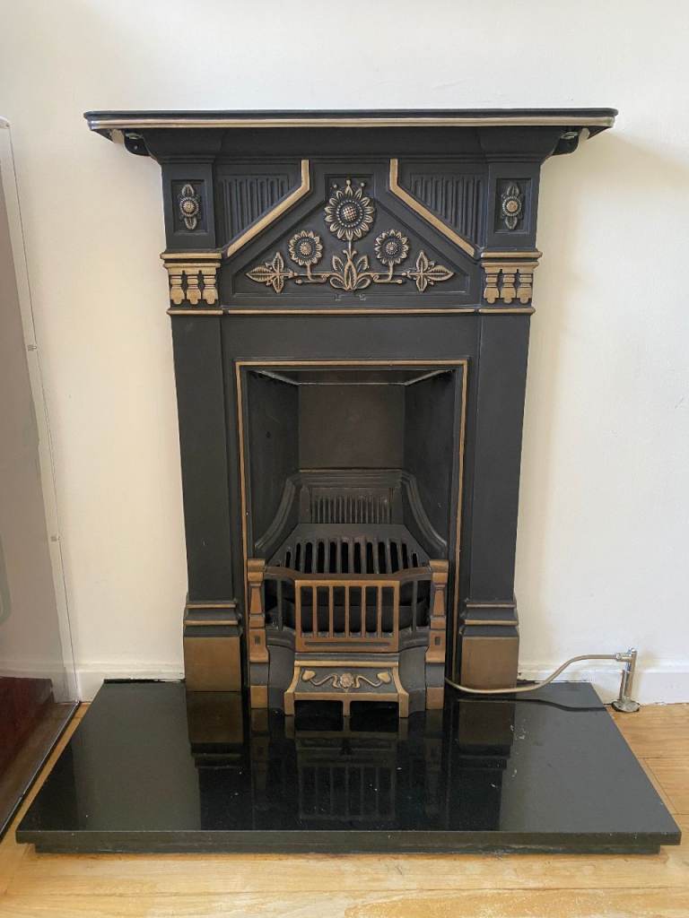 Gallery - "Daisy" - Cast Iron Fireplace – Traditional / Victorian - Black