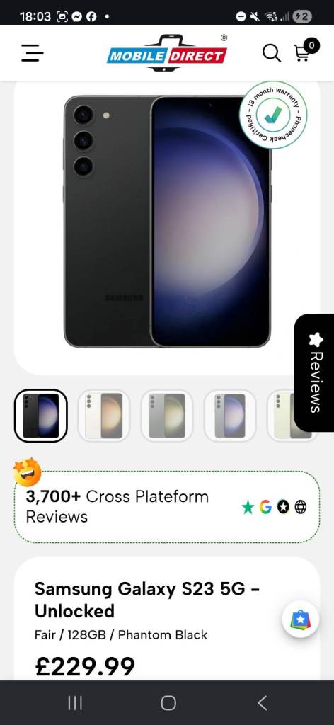 Samsung galazy s23 250g 5g