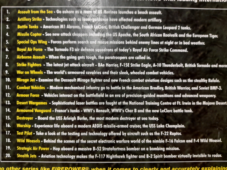 Firepower 8 Disc DVD set