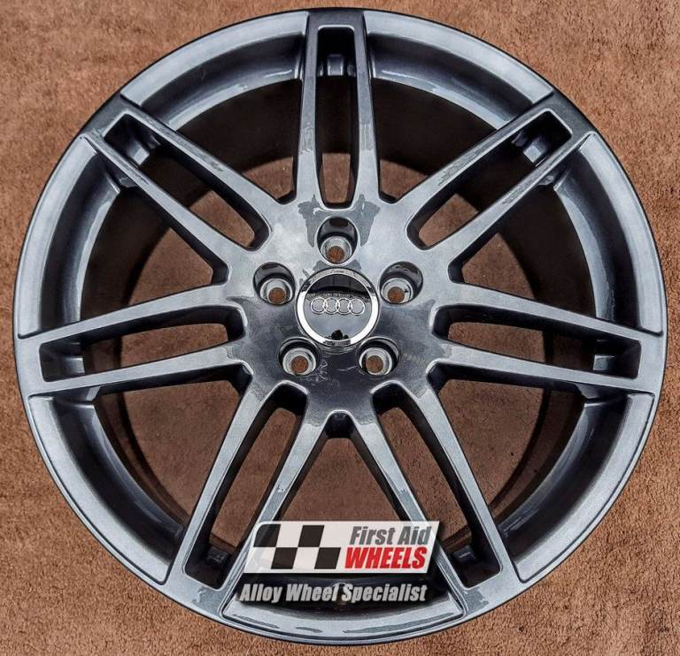 R457CG Swap AUDI A4 8K B8 4X 19'' GENUINE LE MANS GRAPHITE GREY ALLOY WHEELS