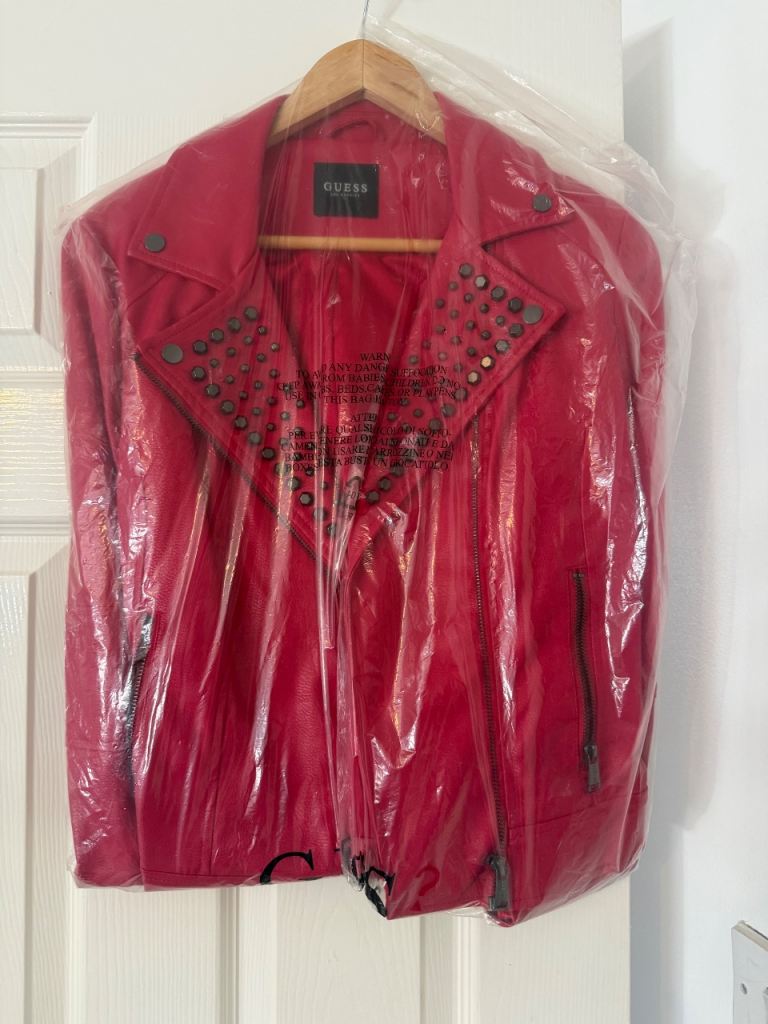 Vintage Guess biker jacket 