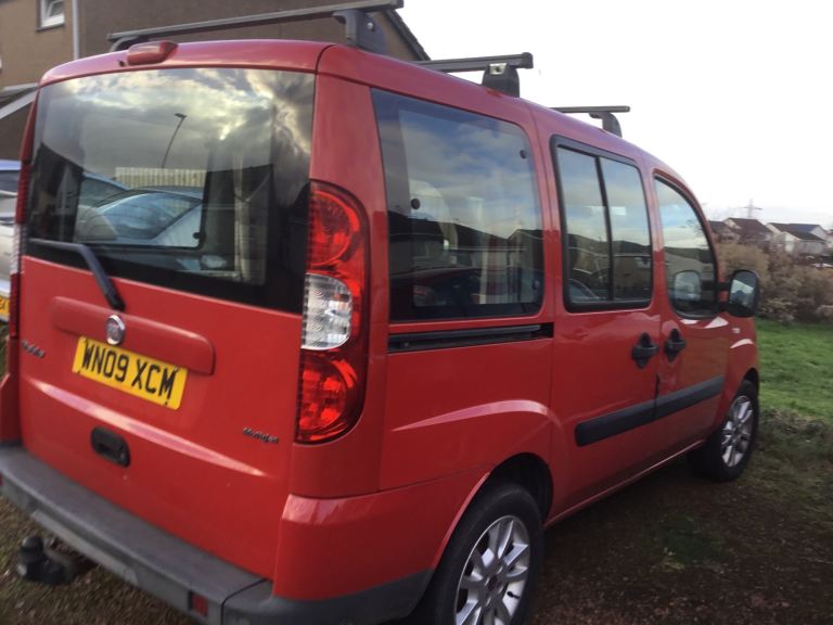 Fiat, DOBLO, MPV, 2009, Manual, 1248 (cc), 5 doors 2 seat only side and rear windows 