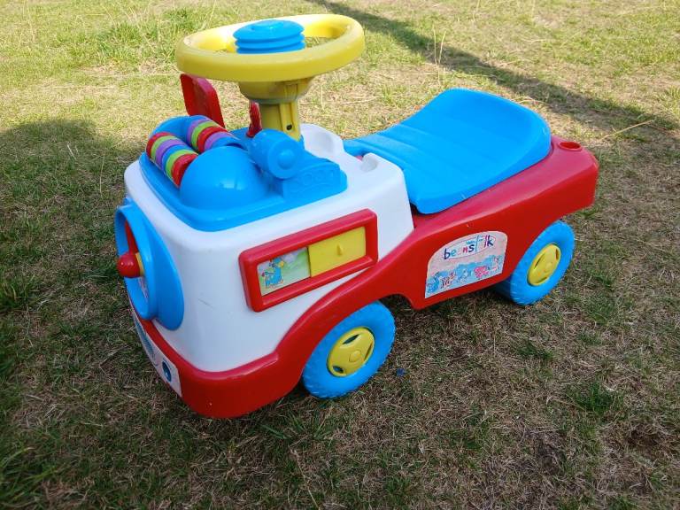 Fire engine push-along ride on