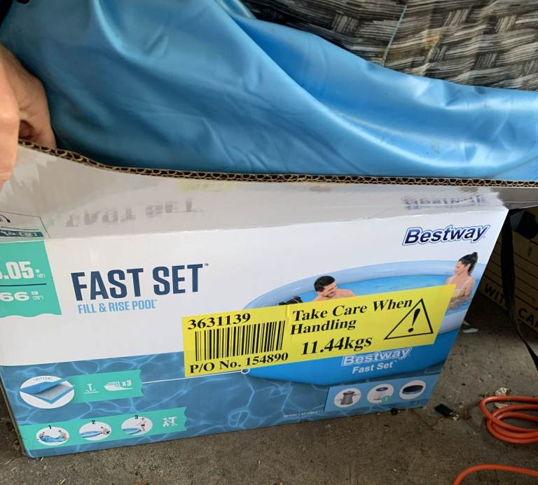 Bestway Fast Set Fill & Rise Pool 15ft x 3ft