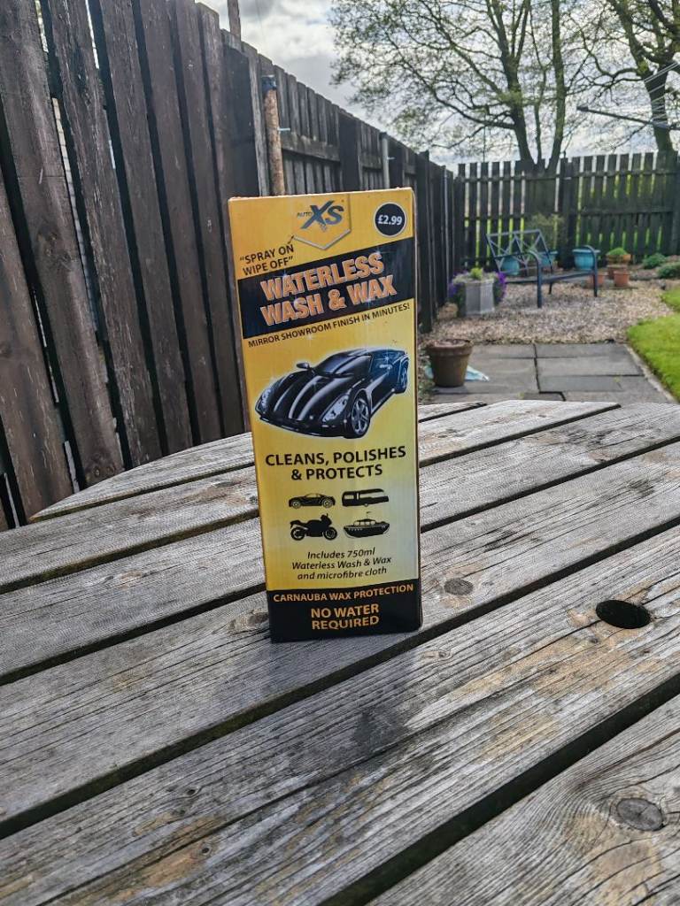 Waterless wash and wax