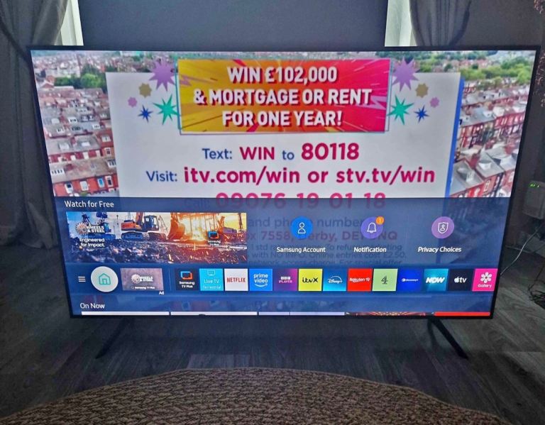Samsung 55inch smart tv excellent condition 