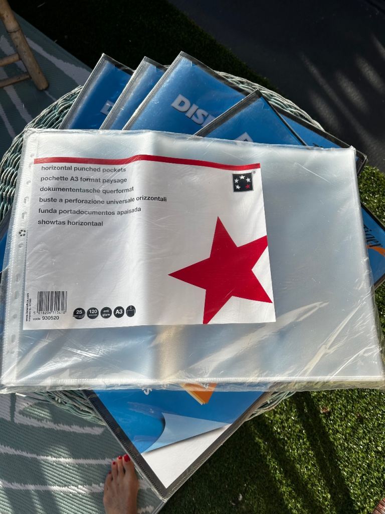 Clear display folders , £25.00 for Sale in Diss, Norfolk | Gumtree