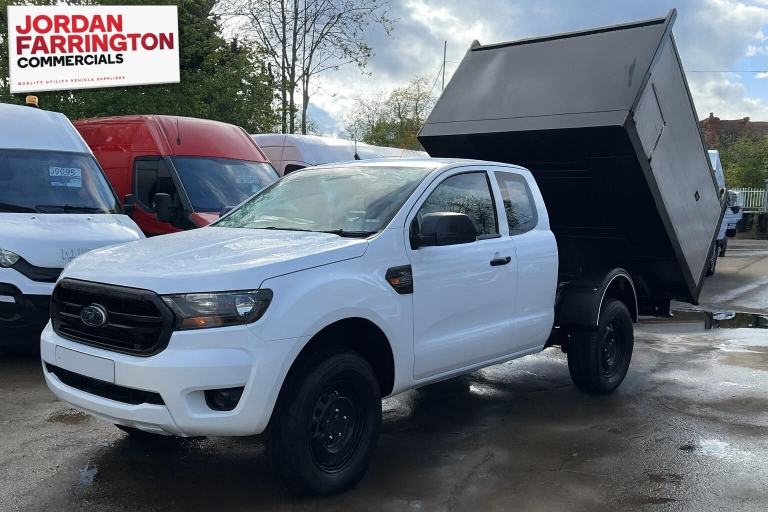 2021 71 reg FORD RANGER 2.0 XL 4X4 AWD ARBORIST KING CAB TIPPER TRUCK *LOW MILES