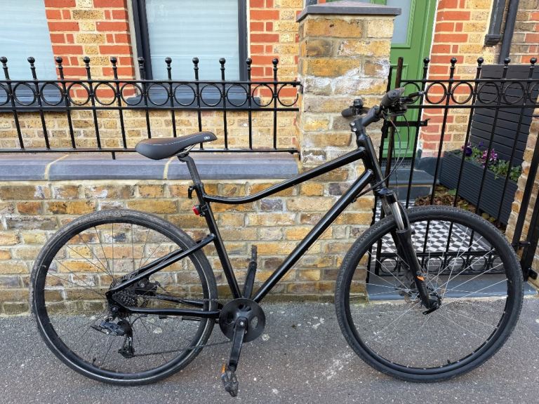 Riverside RS500 Hybrid Bike All Black 