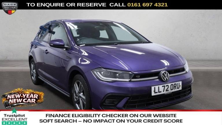 2022 Volkswagen Polo 1.0 TSI R-Line Hatchback 5dr Petrol DSG Euro 6 (s/s) (95 ps) Hatchback Petro...