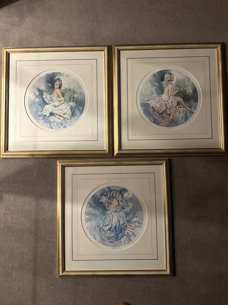 Gordon King Silk, Satin & Lace 351/750 Signed Limited Edition Prints