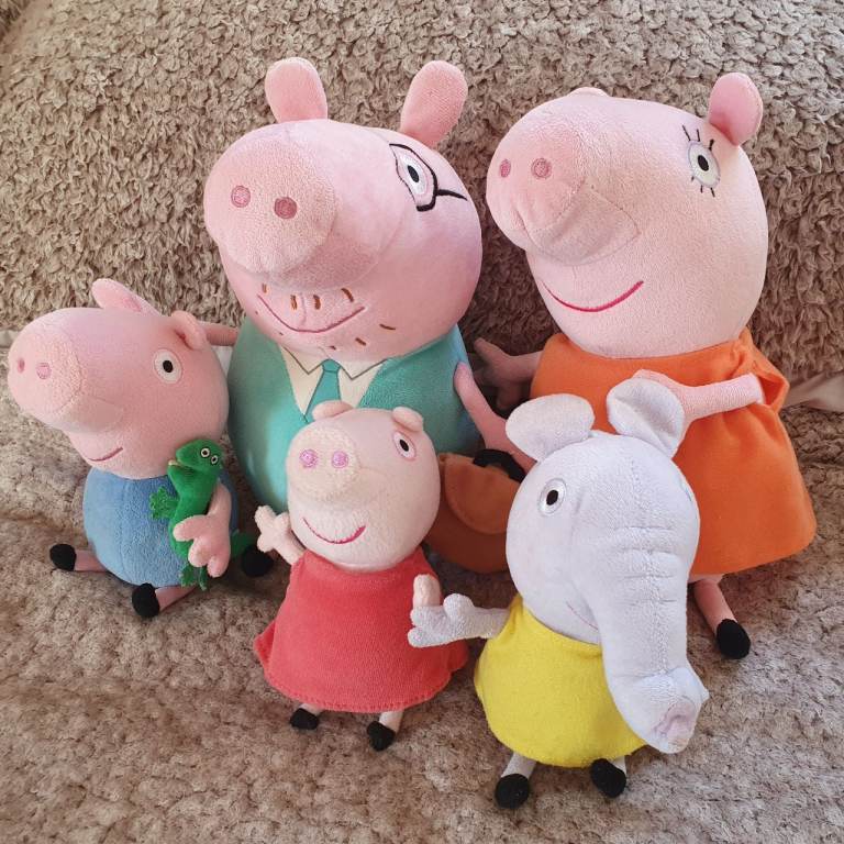 Peppa Pig Plush Toy Bundle 