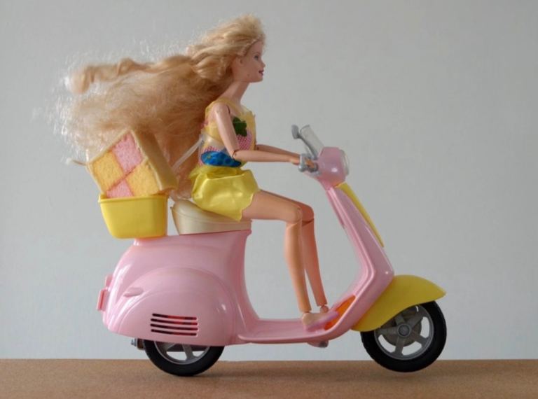 Barbie Vespa Moped 