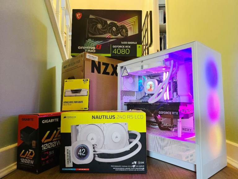 Ryzen 9 9900X Gaming PC | RTX 4080 16GB | 32GB DDR5 | NZXT | 1000W | LCD AIO | 4TB | 1Y Warranty