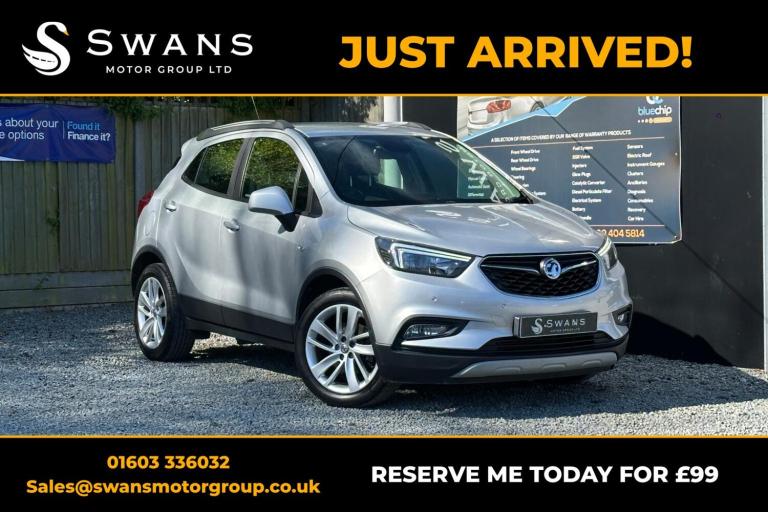 VAUXHALL MOKKA X 1.6 CDTi Design Nav Silver Auto Diesel 2017