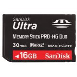 Sandisk 16GB Ultra 30MB/s Memory Stick Pro-HG Duo Card / Pro Duo Mark 2