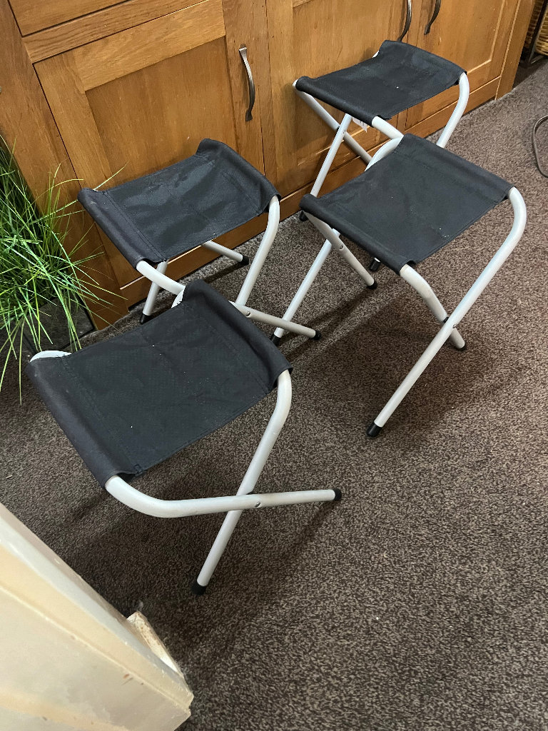 4 camping stools