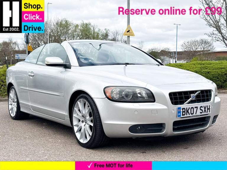 2007 Volvo C70 2.4 D5 SE Lux Convertible 2dr Diesel Geartronic (193 g/km, 178 bhp) CONVERTIBLE Di...