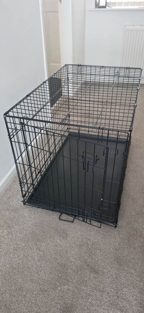 Foldable Dog / Pet cage with removable tray