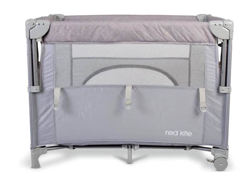 Redkite dreamer bedside crib with newborn bassinet 