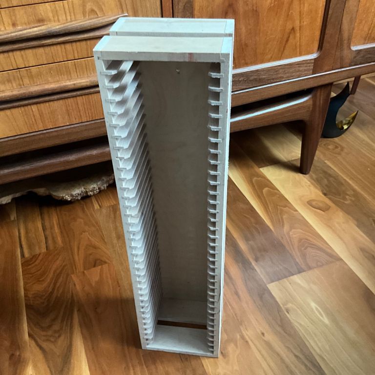 IKEA BOALT Wooden CD Storage Tower Rack - 35 CDs