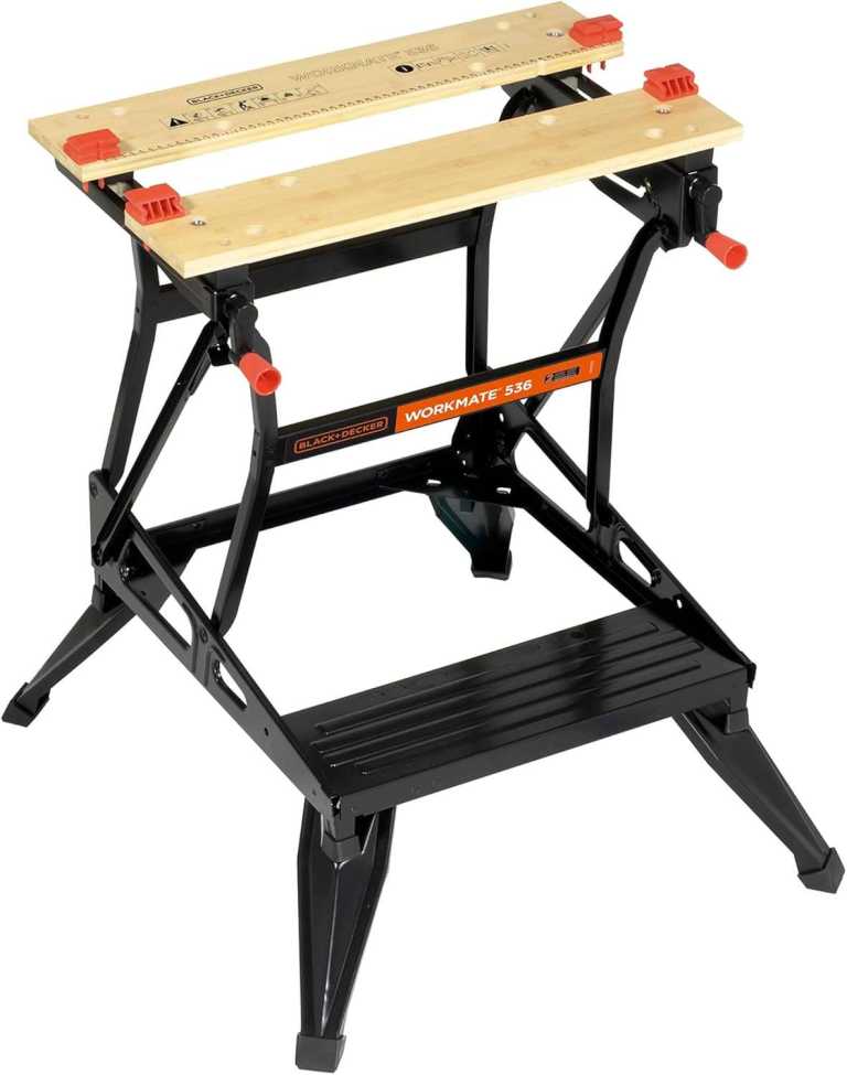 Black & Decker Workmate Black & Orange 170mm Folding Workbench