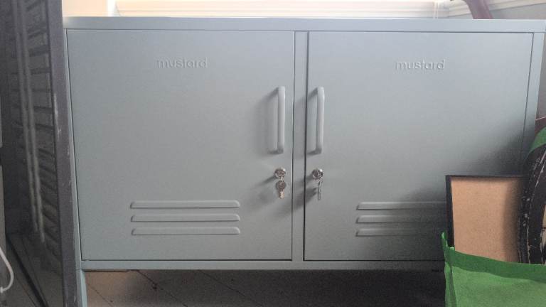 Mustard Made 'The Lowdown' Locker - light blue  Metal Cabinet
