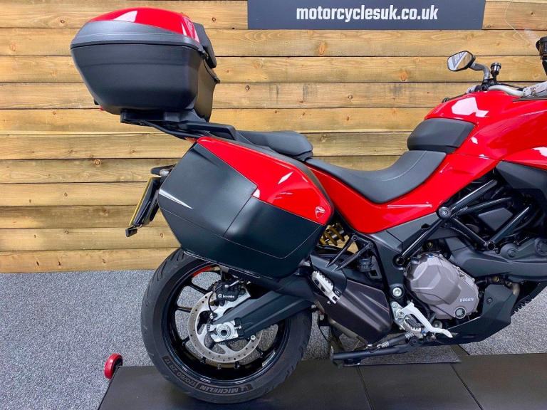 2022 Ducati Multistrada V2 S Only 4,116 Miles, Ducati Panniers and Top box, FS