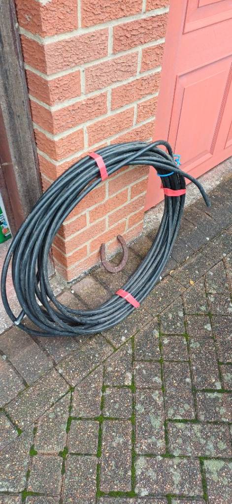 35m of 6mm 2 Core SWA Cable with Glands – Good Condition