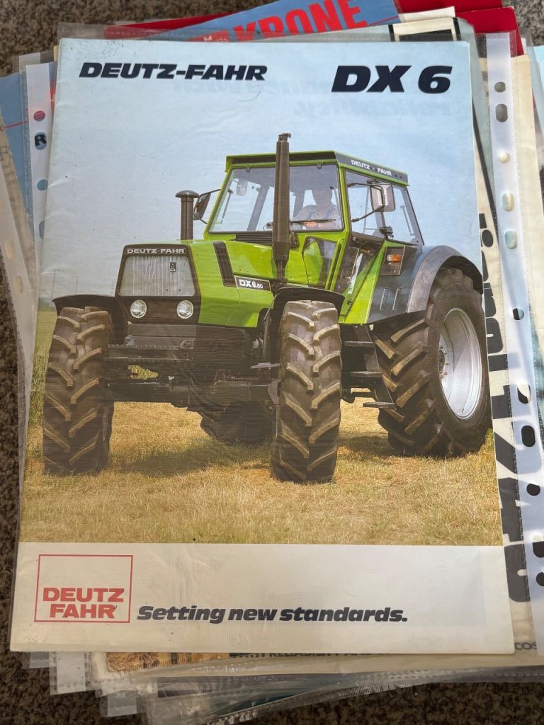 Large collection of tractor brochures 
