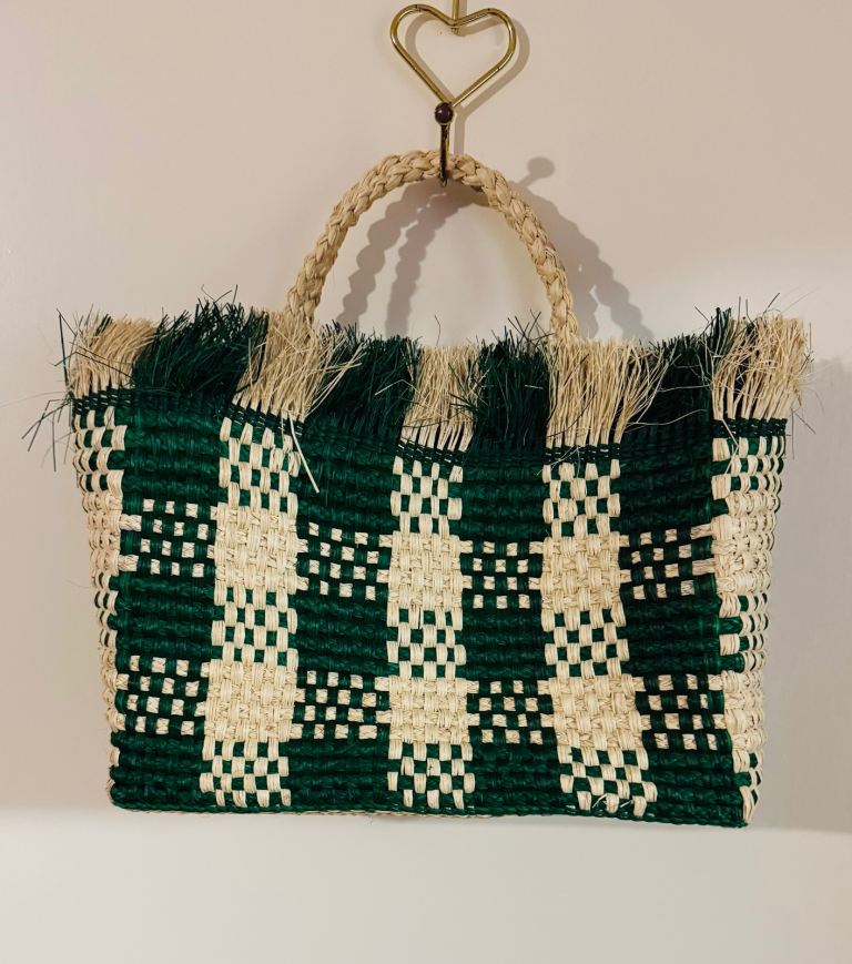 Handmade Natural Palm Leaves Shoulder Bag